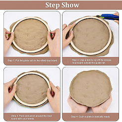 Unfinished Basswood Round Shapes Set&nbsp;DIY-WH0292-49