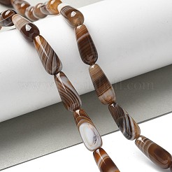 Natural Banded Agate Beads Strands&nbsp;G-NH0001-I01-01