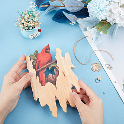 Wood Animal Hanging Ornaments&nbsp;HJEW-WH0053-08E