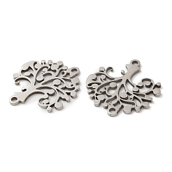 Non-Tarnish 201 Stainless Steel Connector Charms&nbsp;STAS-Q245-14P