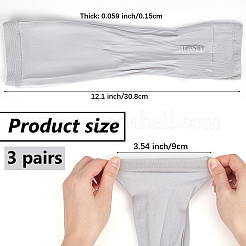 Polyester Ice Silk Sleeves&nbsp;AJEW-WH20018-17C