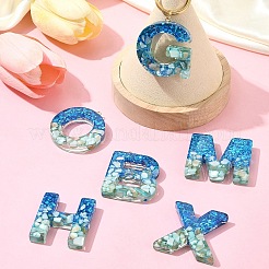 26Pcs 26 Styles Transparent Epoxy Resin Pendants&nbsp;CRES-YW0002-28K