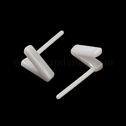 Hypoallergenic Bioceramics Zirconia Ceramic Stud Earrings&nbsp;EJEW-F340-04V