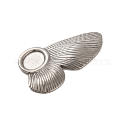 304 Stainless Steel Cabochon Tray Settings&nbsp;STAS-G344-12P