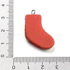 Christmas Theme Opaque Resin Pendants&nbsp;RESI-F054-A05