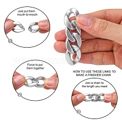 Opaque Spray Painted Acrylic Linking Rings&nbsp;OACR-S021-19B-B02