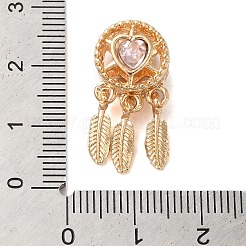 Rack Plating Alloy Rhinestone European Beads&nbsp;PALLOY-S189-39G