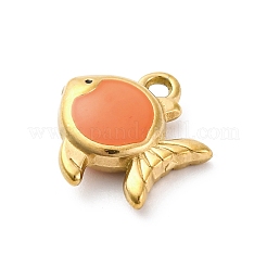 304 Stainless Steel Enamel Pendants&nbsp;STAS-B085-38G-02