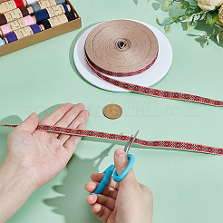 15 Yrads Ethnic Style Embroidery Polyester Ribbons&nbsp;OCOR-PH0006-88