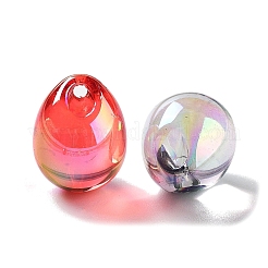 UV Plating Transparent Acrylic Pendants&nbsp;MACR-K356-02