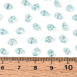 Transparent Colours Luster Glass Seed Beads&nbsp;SEED-N008-09C