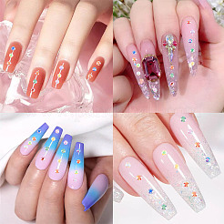 1 Box Pointed Back Resin Rhinestone Cabochons&nbsp;MRMJ-DC0001-09