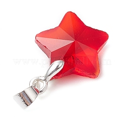 8Pcs Glass Pendants&nbsp;PALLOY-JF03009