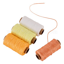 4 Rolls 4 Colors Waxed Polyester Cord&nbsp;YC-TA0001-29D