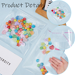400Pcs OPP Cellophane Self Sealed Bags&nbsp;OPC-SP0001-03A