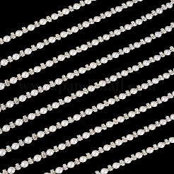 Half Round Brass Rhinestone Cup Chains&nbsp;FIND-TAC0007-17A