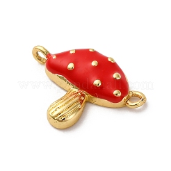 Brass Enamel Connector Charms&nbsp;KK-I276-14G-02