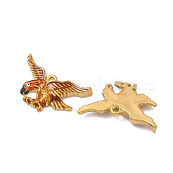 304 Stainless Steel Enamel Pendants&nbsp;STAS-F347-15B-G