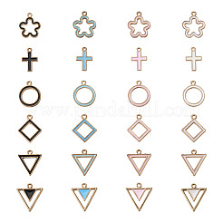 Alloy Enamel Pendants&nbsp;ENAM-TA0002-05G