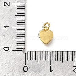 Brass & Natural Shell Heart Charms&nbsp;KK-D431-025B-01G