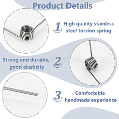 30Pcs Steel Torsion Spring&nbsp;FIND-BC0005-51B