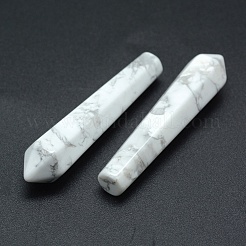 Natural Howlite Pointed Beads&nbsp;G-E490-E12