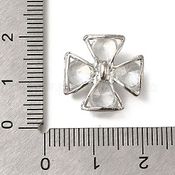 Rack Plating Brass Micro Pave Cubic Zirconia Pendants&nbsp;KK-F883-10P-01