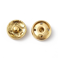 Ion Plating(IP) 202 Stainless Steel Snap Buttons&nbsp;LS-BUTT-I017-01A-G