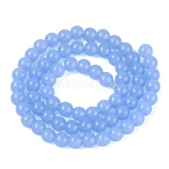 Imitation Jade Glass Beads Strands&nbsp;GLAA-T032-J6mm-08