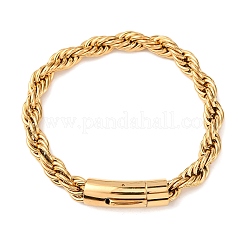 304 Stainless Steel Rope Chain Bracelets for Men Women&nbsp;BJEW-C124-03A-G