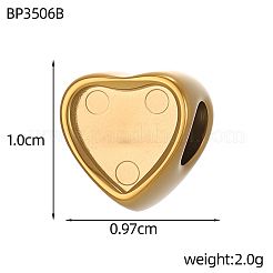 304 Stainless Steel Beads&nbsp;STAS-OY017-84G