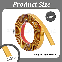 PVC Plastic Edge Banding&nbsp;DIY-WH0581-03