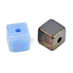 Plating Opaque Acrylic Beads&nbsp;OACR-D042-03