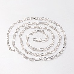 Iron Figaro Chain Necklace Making&nbsp;MAK-J004-24S