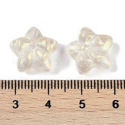 Transparent Spray Paint Glass Beads&nbsp;X1-GLAA-H035-02E