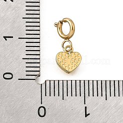 Heart 304 Stainless Steel Pendant Decorations&nbsp;STAS-H202-12G-02