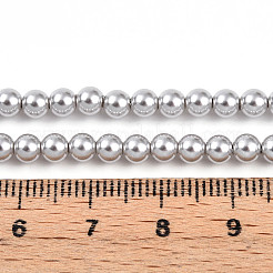 Baking Paint Pearlized Glass Pearl Bead Strands&nbsp;HY-N002-4mm-A03