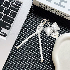 1Pc Imitation Leather Keychain&nbsp;AJEW-CL0001-09B