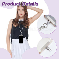 2Sets 2 Styles Alloy Mobile Phone Straps&nbsp;AJEW-NB0009-04A