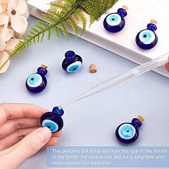 Handmade Lampwork Perfume Bottle Pendants&nbsp;LAMP-NB0001-20