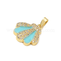 Brass Enamel Pendants&nbsp;RB-CBA2CEF-02G-04