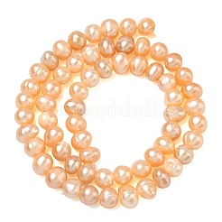 Natural Cultured Freshwater Pearl Beads Strands&nbsp;PEAR-L034-11C