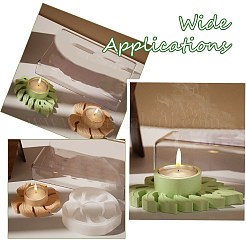 1 Set 2pcs 2 Styles Candle Stand Ornament Base Silicone Molds&nbsp;ST-CJ0007-60