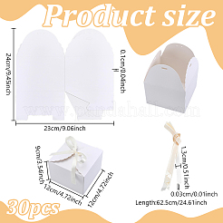 Square Folding Paper Gift Boxes&nbsp;CON-WH0112-059C