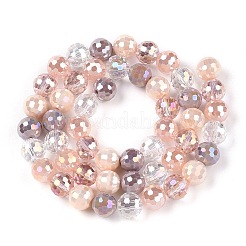 Electroplate Glass Bead Strands&nbsp;GLAA-Z006-01D