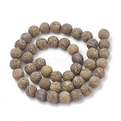 Natural Elephant Skin Jasper/Miriam Stone/Calligraphy Stone Beads Strands&nbsp;X-G-T106-123