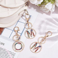 Alloy Colorful Rhinestone Keychain&nbsp;KEYC-WR0001-26