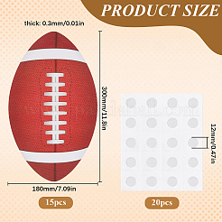 15Pcs Rugby Party Paper Cut&nbsp;AJEW-SP0001-30