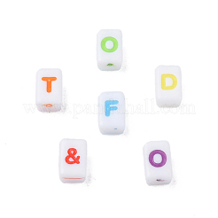 Opaque White Acrylic Connector Charms&nbsp;MACR-N012-21