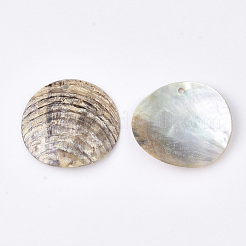 Natural Akoya Shell Pendants&nbsp;SHEL-T012-46